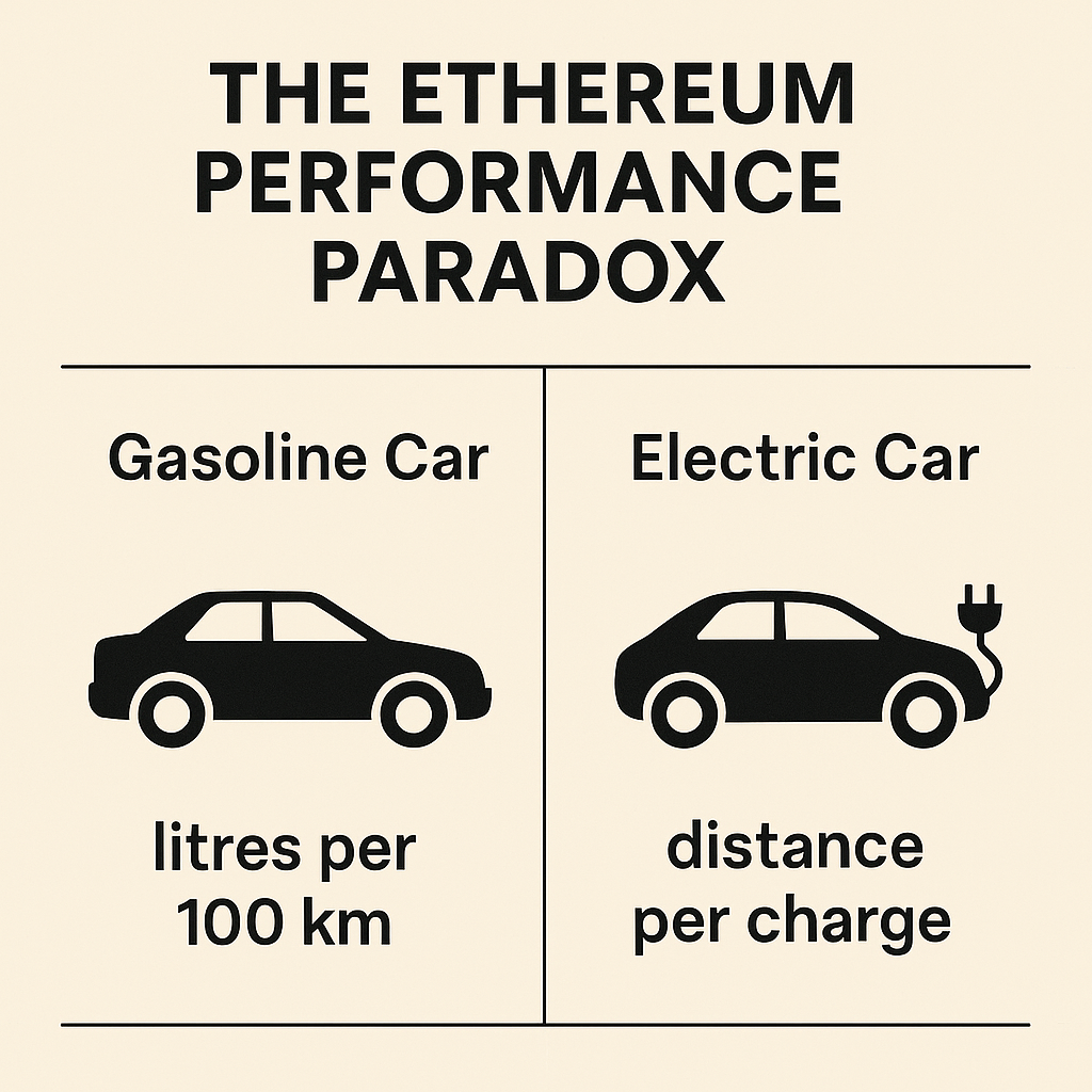 The Ethereum Performance Paradox: Why One Metric Doesn’t Capture Blockchain Value